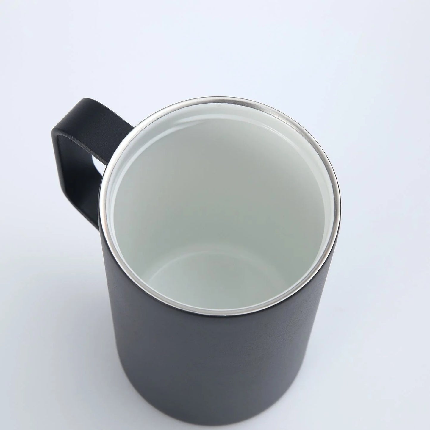 Crossing Neo Insulated SS Ceramic Mug W Handle And Lid 500ml