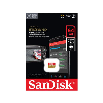 SanDisk Extreme microSDXC QuickFlow UHS-I 64GB