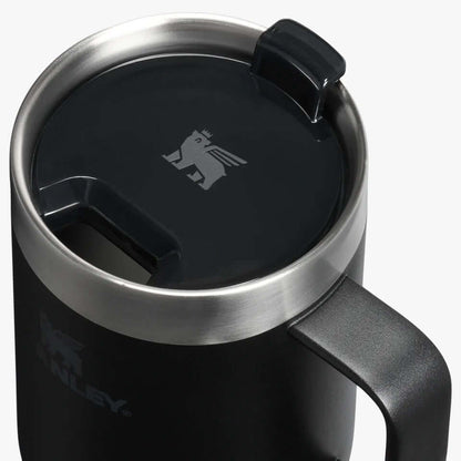 STANLEY The 16oz Everyday Suburban Mug with a press-in lid and handle.
