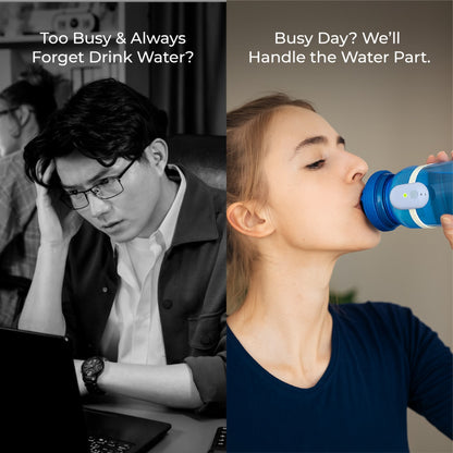 Drink Water Reminder Device helping busy individuals remember to stay hydrated