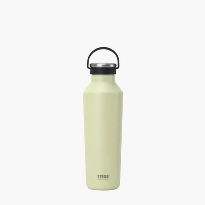 TYESO Vacuum Insulated Sports Bottle with Soft Silicone Handle