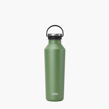 TYESO Vacuum Insulated Sports Bottle with Soft Silicone Handle