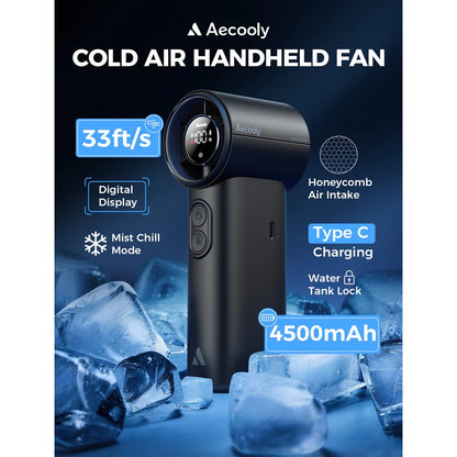 Aecooly Portable Misting Fan Cold Air
