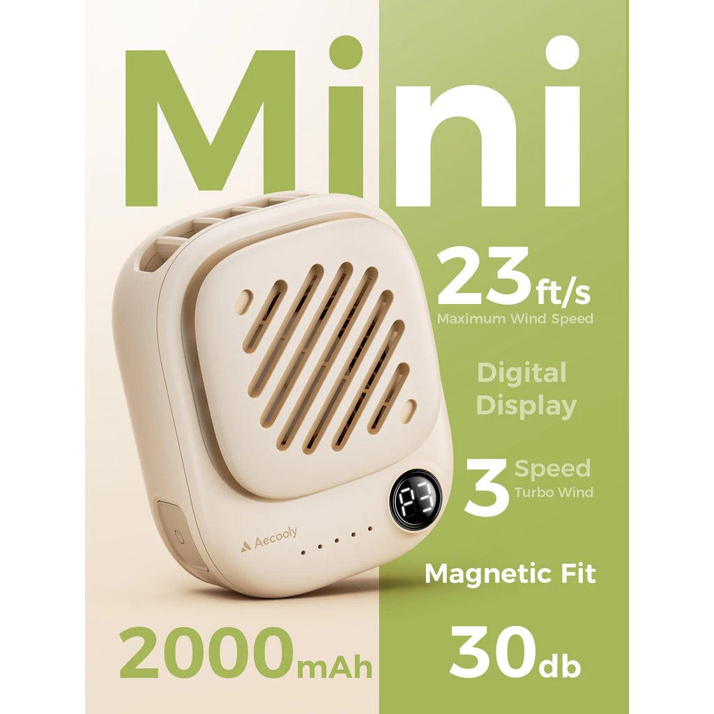 Aecooly Mini Portable Neck Fan