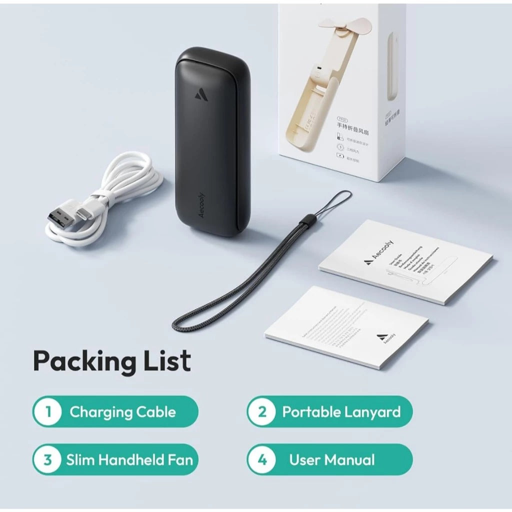 Aecooly Pocket 01 Foldable USB Handheld Fan