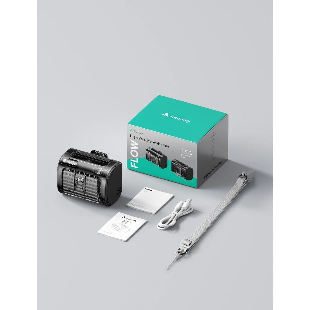 Aecooly Flow 01 6000mAh Waist Fan Clip-On