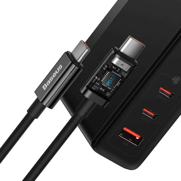 Baseus PowerMega 3 Ports Fast Charger 140W Corporate Gifts Singapore