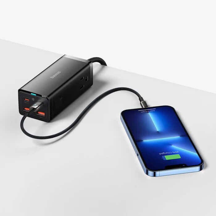 Baseus PowerCombo GaN3 Pro 6 Ports Power Strip 100W Corporate Gifts Singapore