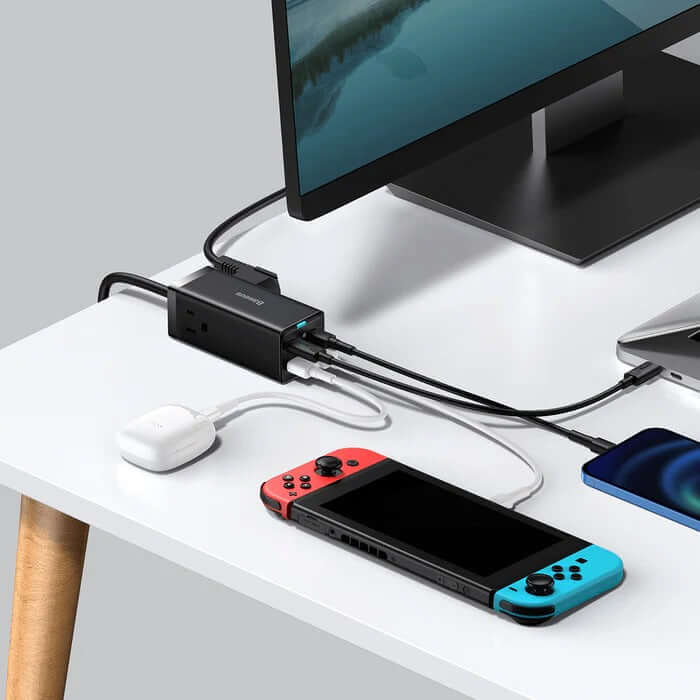 Baseus GaN3 Pro 6 Ports Power Strip 65W Corporate Gifts Singapore