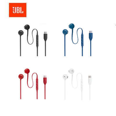 JBL Tune 305C USB-C Wired Earpiece in multiple colors for high-res sound and comfort.