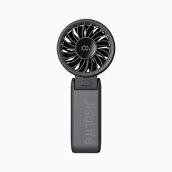 JisuLife Handheld Fan Life7 showing sleek design and adjustable speed settings for optimal cooling comfort.