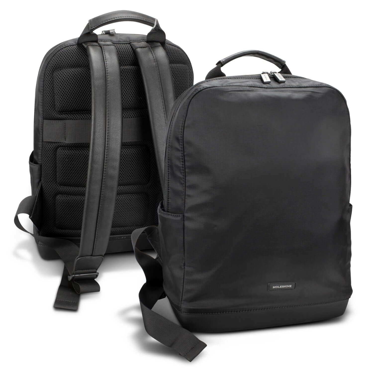 Moleskine Ripstop Backpack showcasing durable design and padded straps for comfort, ideal for corporate gift.