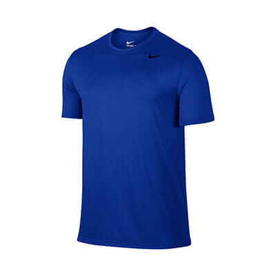 NIKE DF TEE LGD 2.0 in royal blue, high-quality athletic t-shirt, 100% polyester, corporate gift.