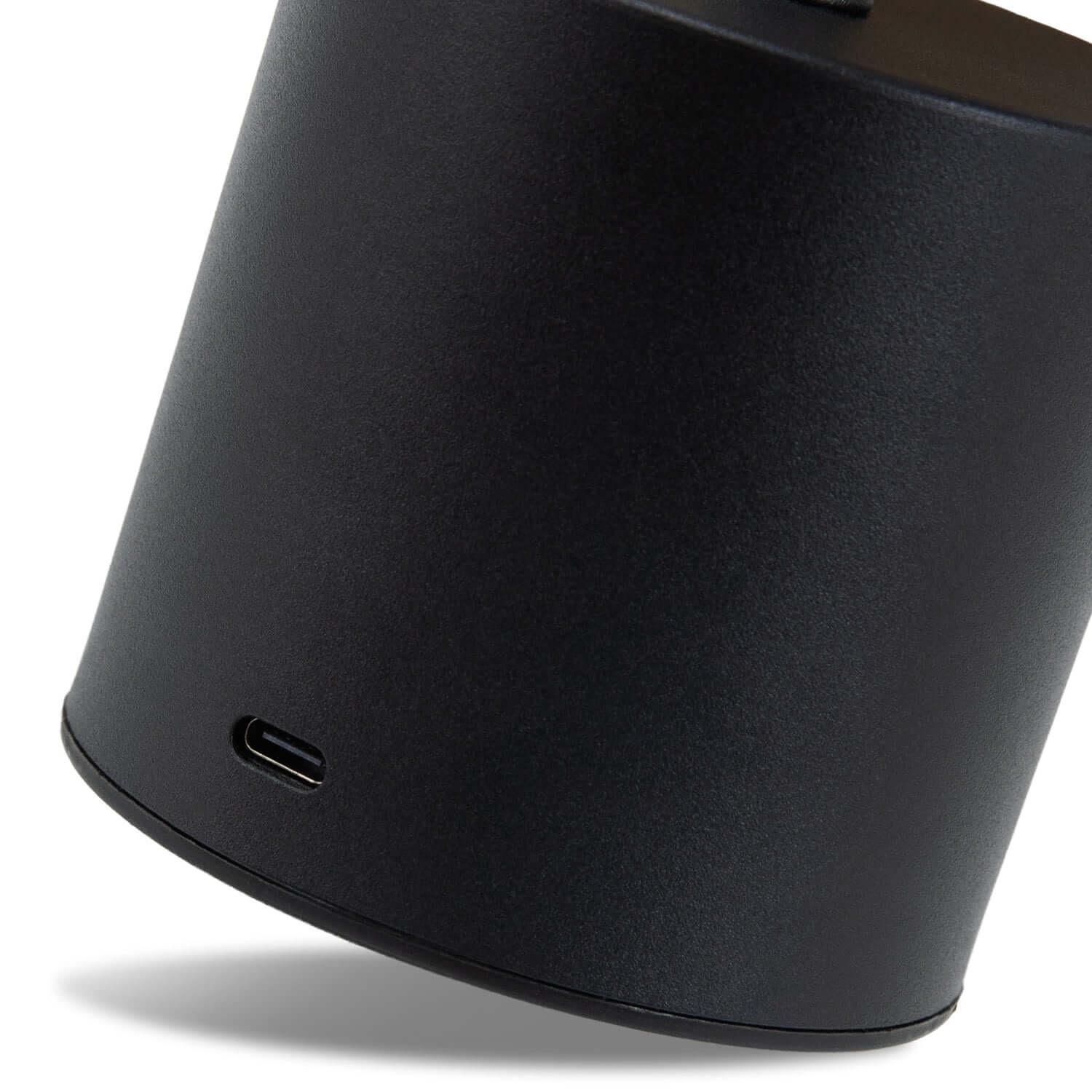 Nouveau Rechargeable Table Lamp base with USB-C port for charging in stylish design.
