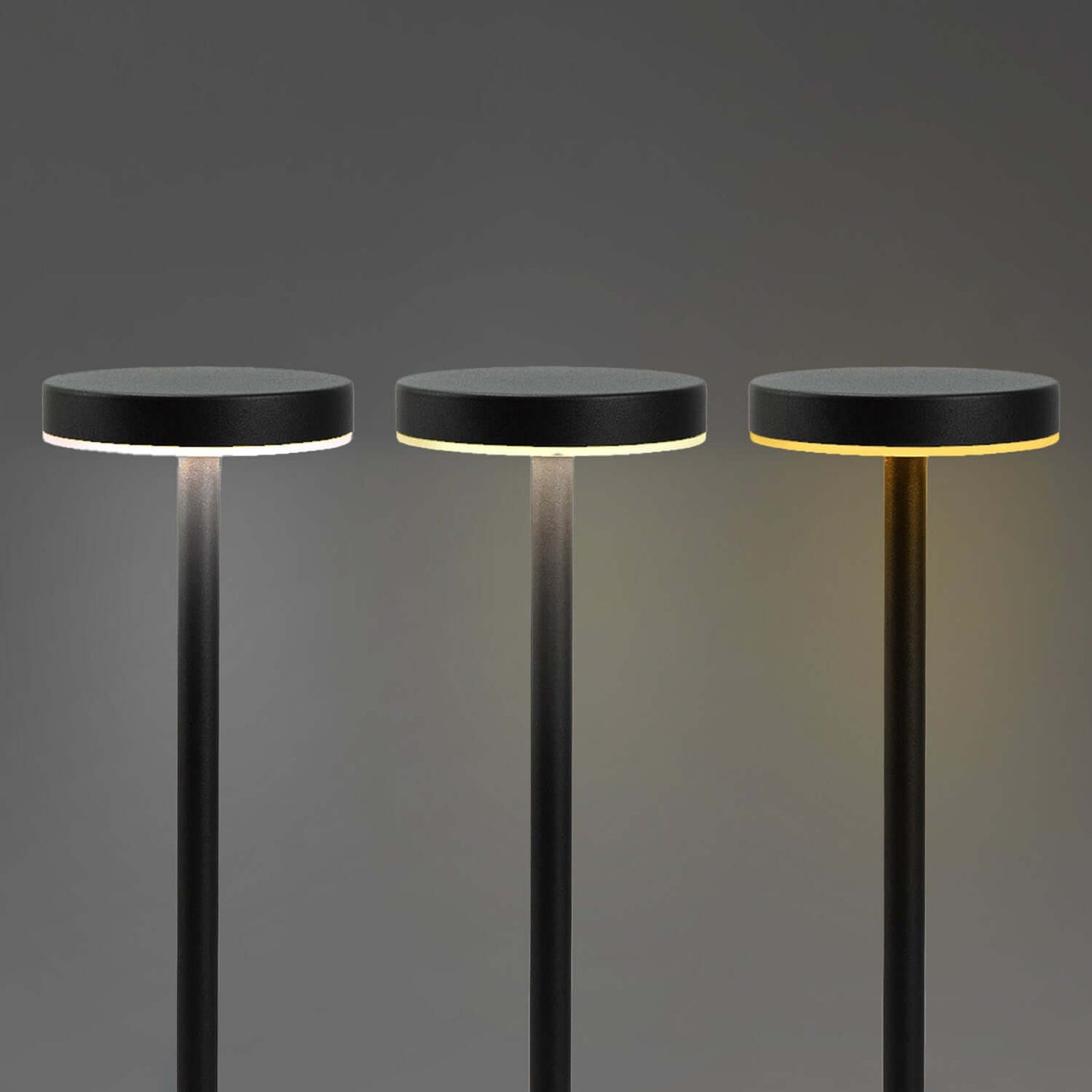 Nouveau Rechargeable Table Lamp with three light modes on display, ideal for home and corporate gift purposes.
