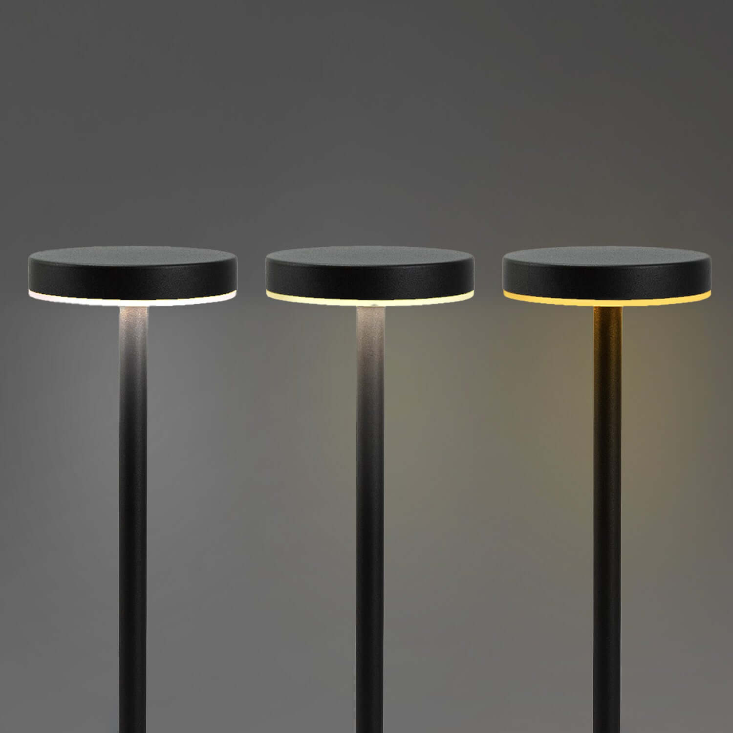 Nouveau Rechargeable Table Lamp with three light modes on display, ideal for home and corporate gift purposes.