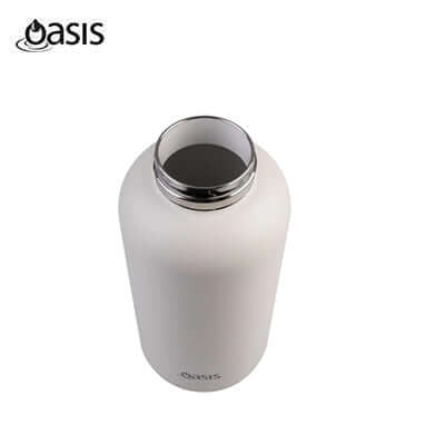 Oasis Stainless Steel Insulated Ceramic Moda Bottle 1.5L top view, perfect for corporate gifts.