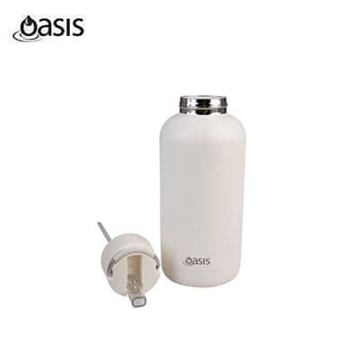Oasis Stainless Steel Insulated Ceramic Moda Bottle 1.5L with cap, perfect for cold and hot beverages