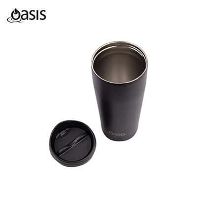 Oasis Stainless Steel Insulated Leakproof Travel Mug 600ml with lid.