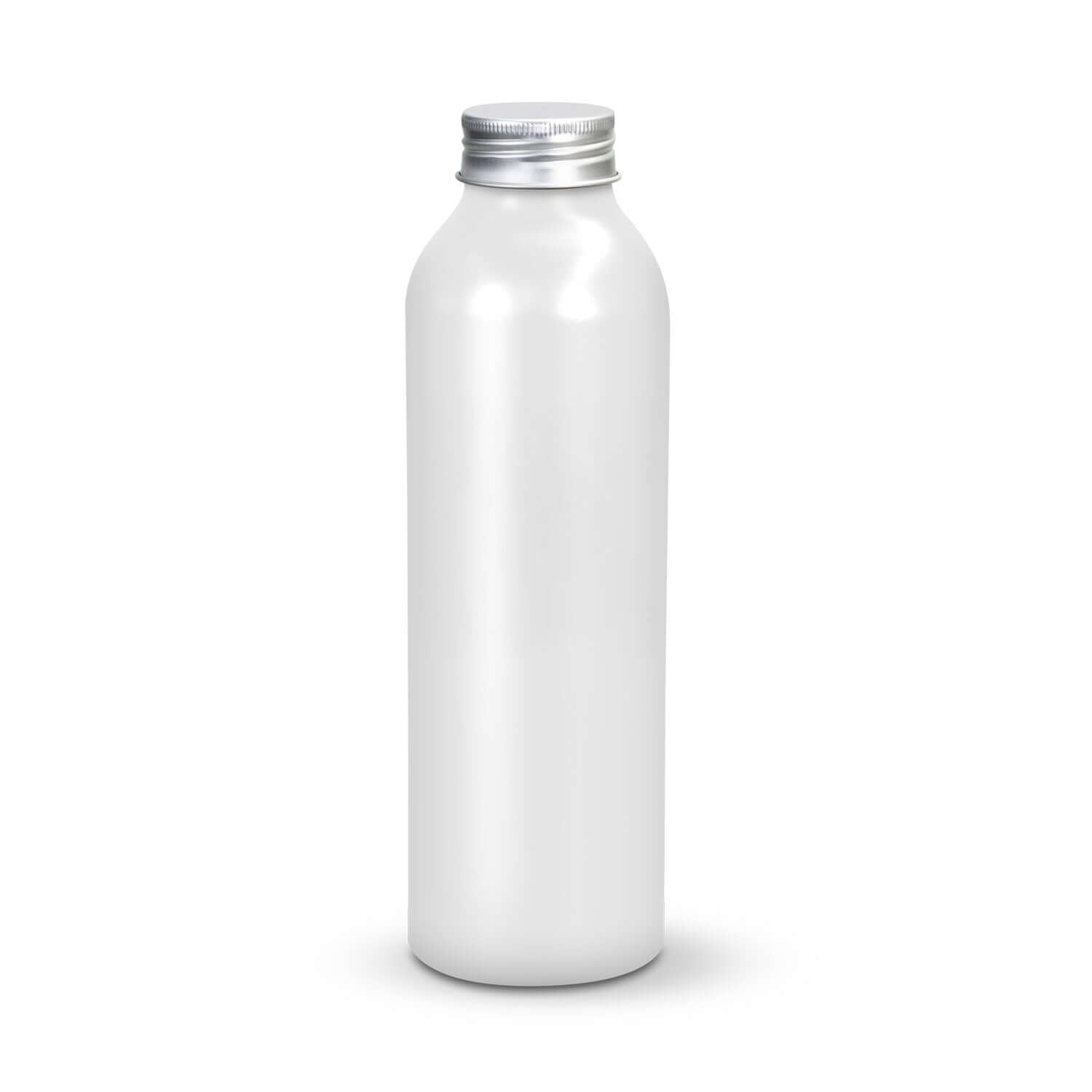 Octiva Aluminium Bottle in white finish, 630ml capacity, ideal corporate gift Singapore.