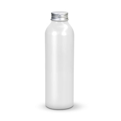 Octiva Aluminium Bottle in white finish, 630ml capacity, ideal corporate gift Singapore.