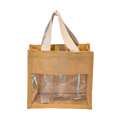 Laminated Jute Bag With Window