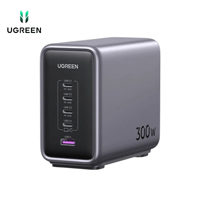 UGREEN Nexode 300W USB C GaN Charger-5 Ports Desktop Charger Corporate Gifts Singapore