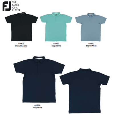 Footjoy Pique Hidden Placket Polo