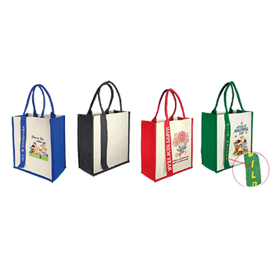 Laminated Canvas Tote Bag with Strap