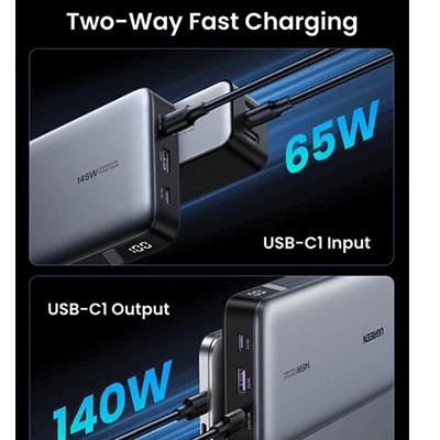 UGREEN 145W 25000mAh for Laptop-3 Ports Power Bank Corporate Gifts Singapore