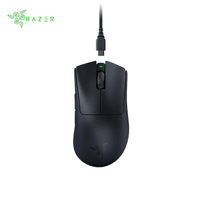 Razer DeathAdder V3 Pro - Ergonomic Wireless Gaming Mouse with sleek design and customizable buttons.