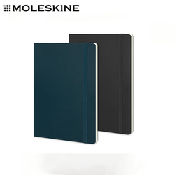 Moleskine Classic Soft Cover Notebook - Large in blue and black, perfect as a corporate gift Singapore.