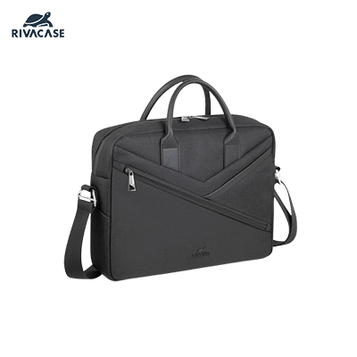 Rivacase Clark Eco Laptop Bag featuring eco-friendly design and multifunctional use for professionals.