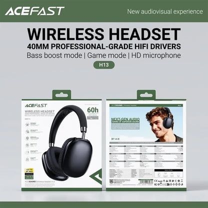 Acefast H13 Wireless Over-Ear Headphones with Mic