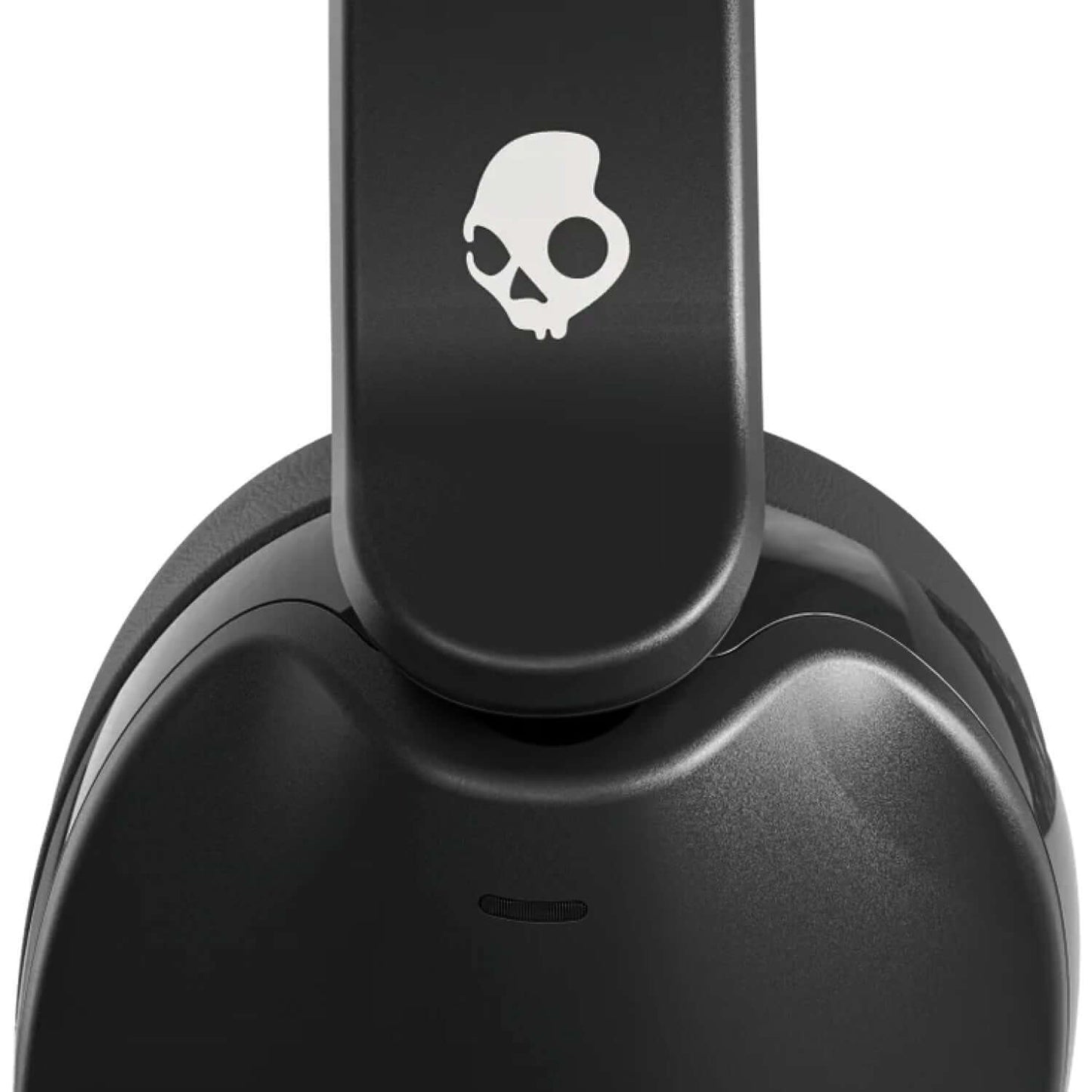 Skullcandy Hesh 360 Headphones logo close-up showcasing its unique design and branding.