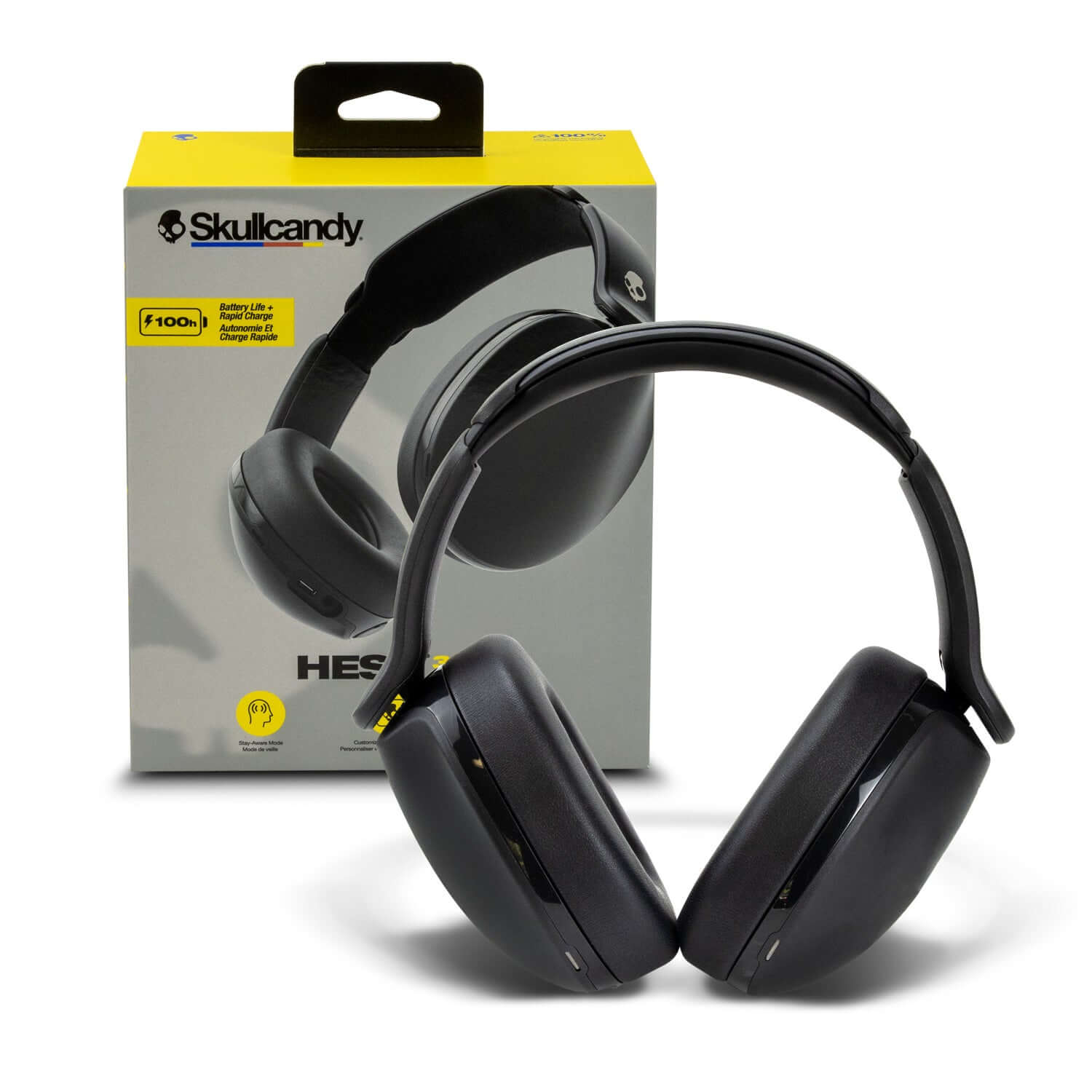 Skullcandy Hesh 360 Headphones with packaging showcasing features and design, perfect as a Corporate Gift.