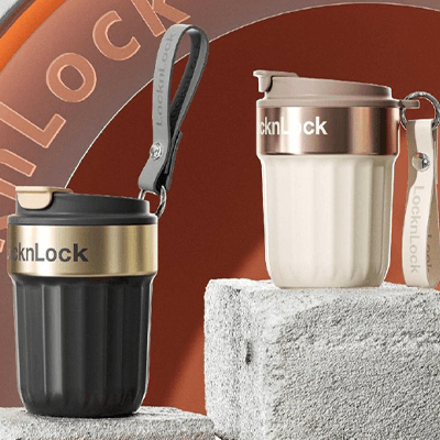 LocknLock Coffee Tumbler with Strap Corporate Gifts Singapore