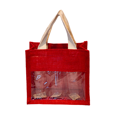 Laminated Jute Bag With Window