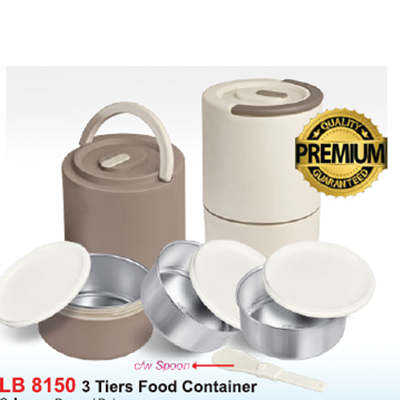 3 Tiers Food Container