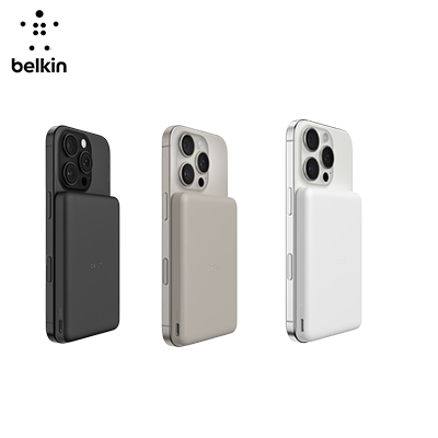Belkin Slim Magnetic Power Bank 5K with CCC BPD010fqBK