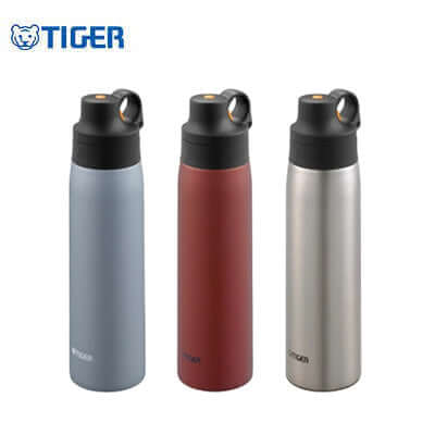 Tiger 500ml Stainless Steel Bottle with S/Steel Straw MCS-A050 in three colors for corporate gift ideas.