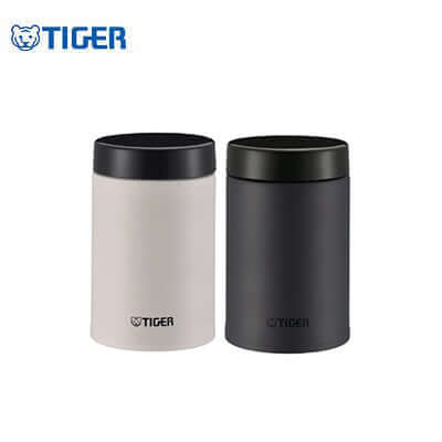 Tiger 750ml Stainless Steel Food Jar MCJ-K075 - Black and White Color Options for Corporate Gift