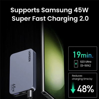 UGREEN Nexode Pro 65W 3-Port GaN Ultra-Slim Charger Corporate Gifts Singapore