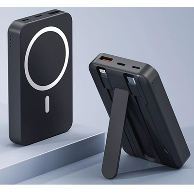 Magnetic Powerbank with CCC and Built in Cable