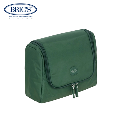 BRIC’S Positano Soft Necessaire Toiletry Pouch in green, ideal corporate gift for organized travel.