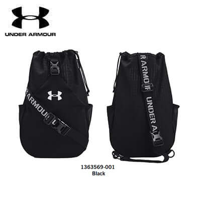 Under Armour Flex Sling bag in black, compact and durable, ideal for corporate gift and on-the-go lifestyle.
