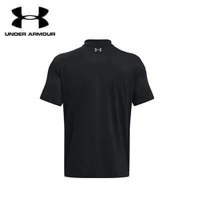 Under Armour Matchplay Polo Shirt in black, featuring a sleek back design suitable for corporate gift.