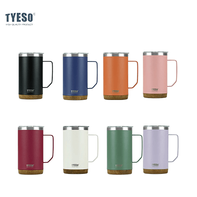 TYESO 24oz Coffee Mug in various colors, ideal corporate gift with double-wall vacuum insulation.