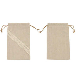Jute Laced Drawstring Pouch Corporate Gifts Singapore