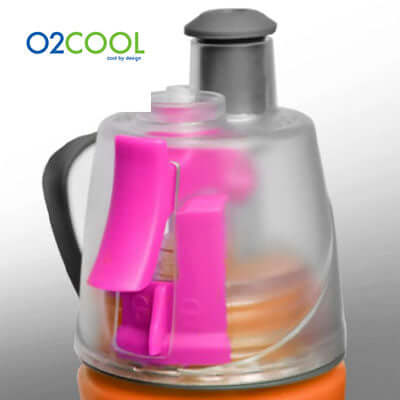 O2COOL Arctic Squeeze Sw Mist ‘N Sip Insulated Water Bottle 20oz with Lock & Mount Corporate Gifts Singapore